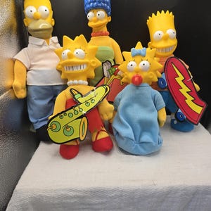 The Simpsons Characters Set from Burger King 1990