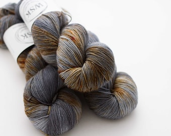 wool sock yarn 'motherlode' hand dyed