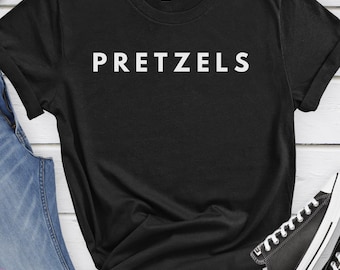 T-shirt pretzels, shirt pretzels minnaar, pretzel liefde cadeau voor hem haar, Philly Foodie krakeling T-shirt, shirt grappig eten vet krakeling, Carb love T