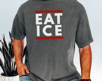 Eat Ice Shirt, Anti ICE Comfort Colors Tee, Abolish ICE Protest Shirt, Anti Trump Immigration Tee, Political Activism T-Shirt for Liberals