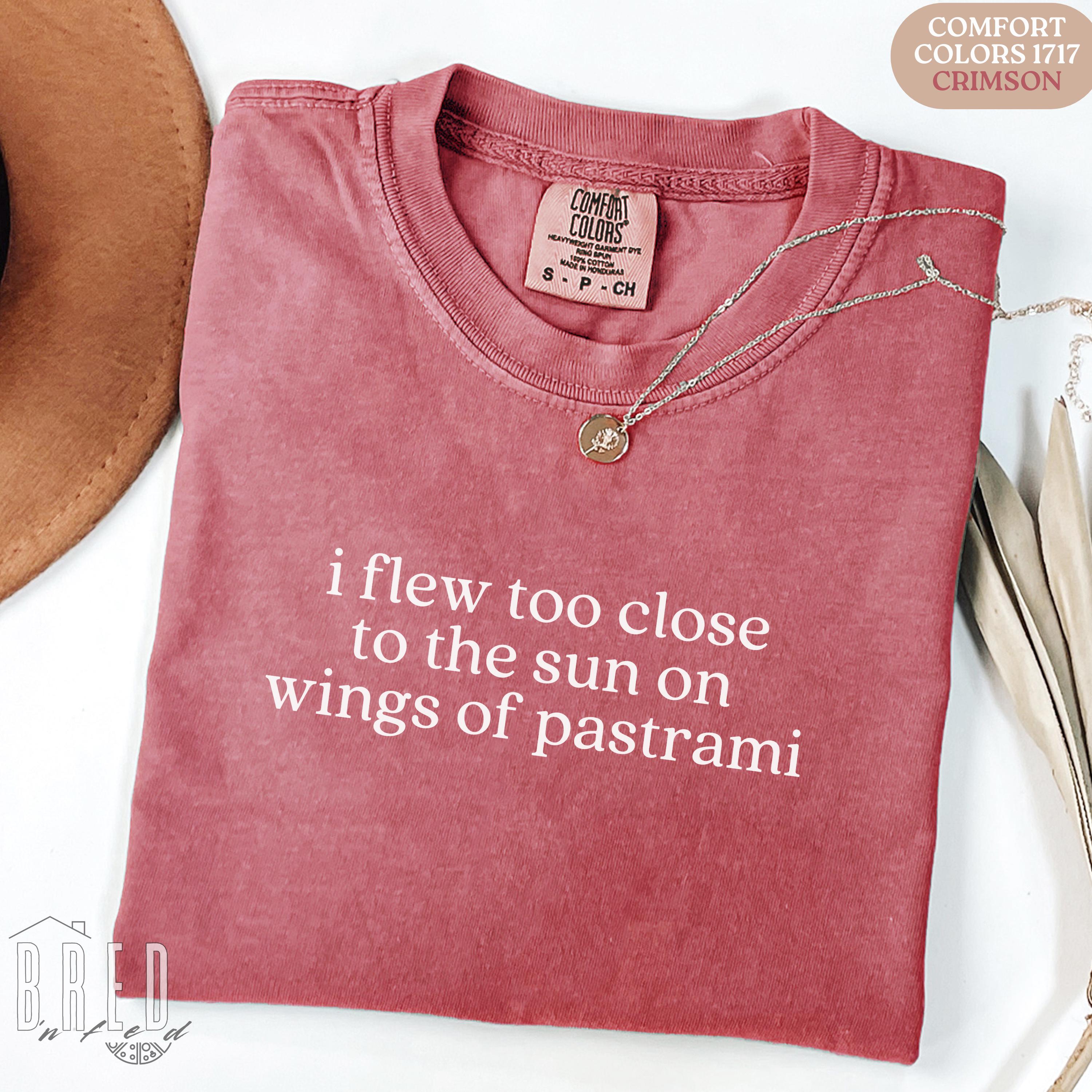 I Flew Too Close to the Sun on Wings of Pastrami Shirt, Funny