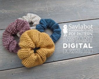 Hand Made Crochet Cheveux Scrunchy