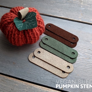 PUMPKIN STEMS Faux Suede Pumpkin Labels