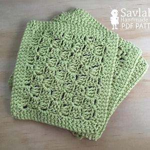 crochet dishcloth, dishcloth pdf pattern, corner to corner crochet, crochet pdf pattern