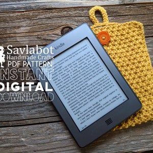 Knit Book Reader Cover PDF Pattern