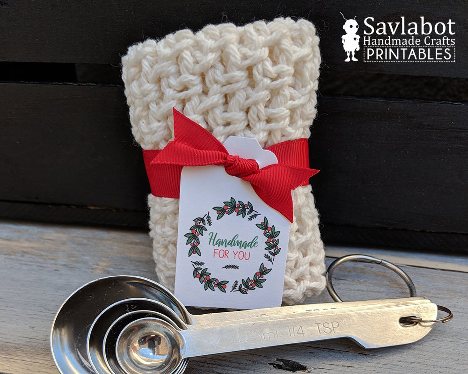 Holiday Printable Gift Tags Knitting Gifts Crochet Gift - Etsy