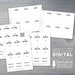 Printable Jewelry Holder Cards Print at Home Earring - Etsy