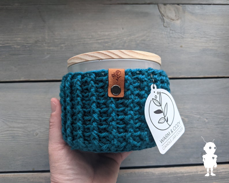 MINI Botanical faux suede Tags Handmade Knit and Crochet Tawny