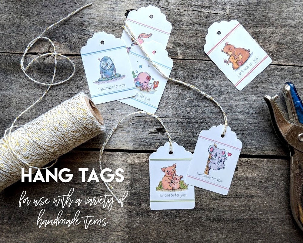 Baby Blanket Tag and Label Set Quilt Label Animal Tags for Etsy Australia