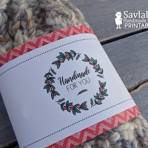 Holiday Printable Gift Tags, Knitting Gifts, Crochet Gift Tags ...