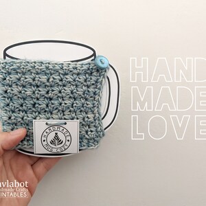 Mug Rug and Mug Cozy Printables, PDF Files for Reusable Coffee and Hot ...