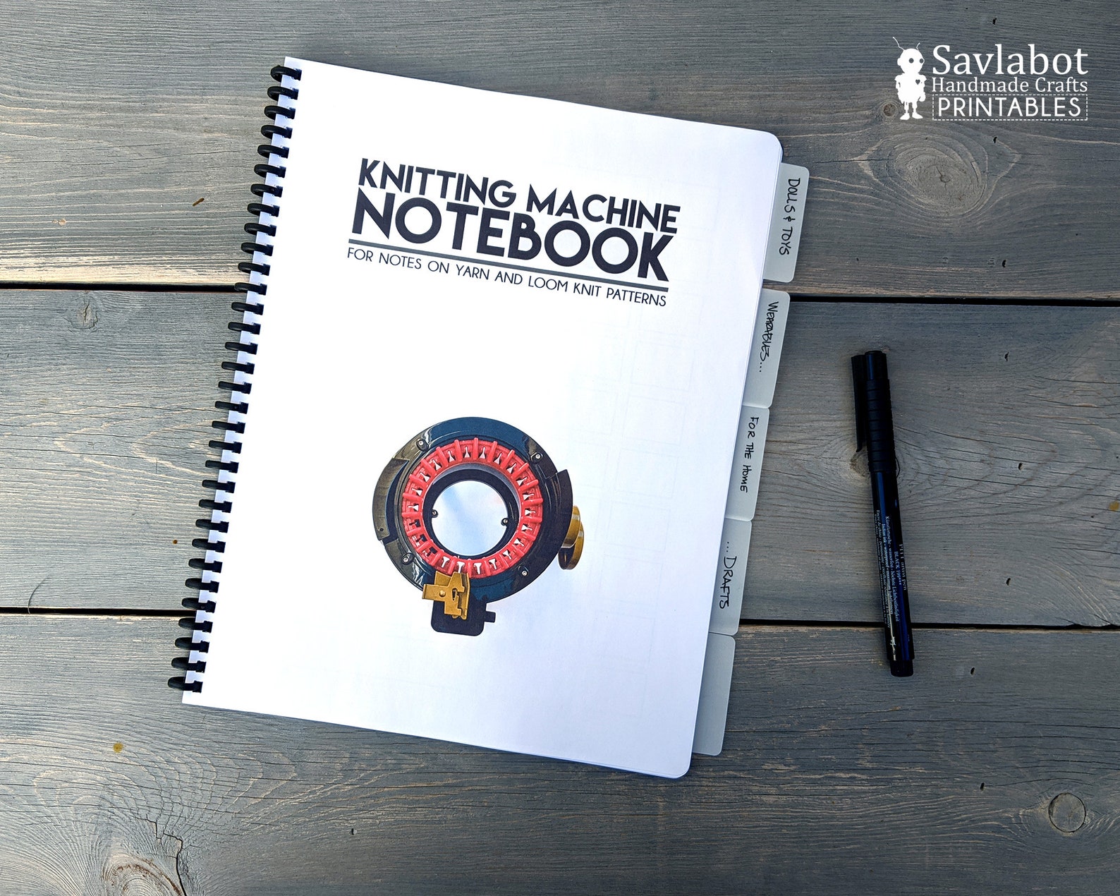 Knitting Project Notebook Planner for Circular or Loom Etsy UK