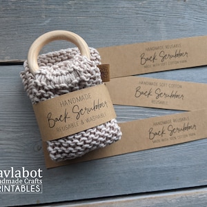 Back Scrubber Printable Wraps
