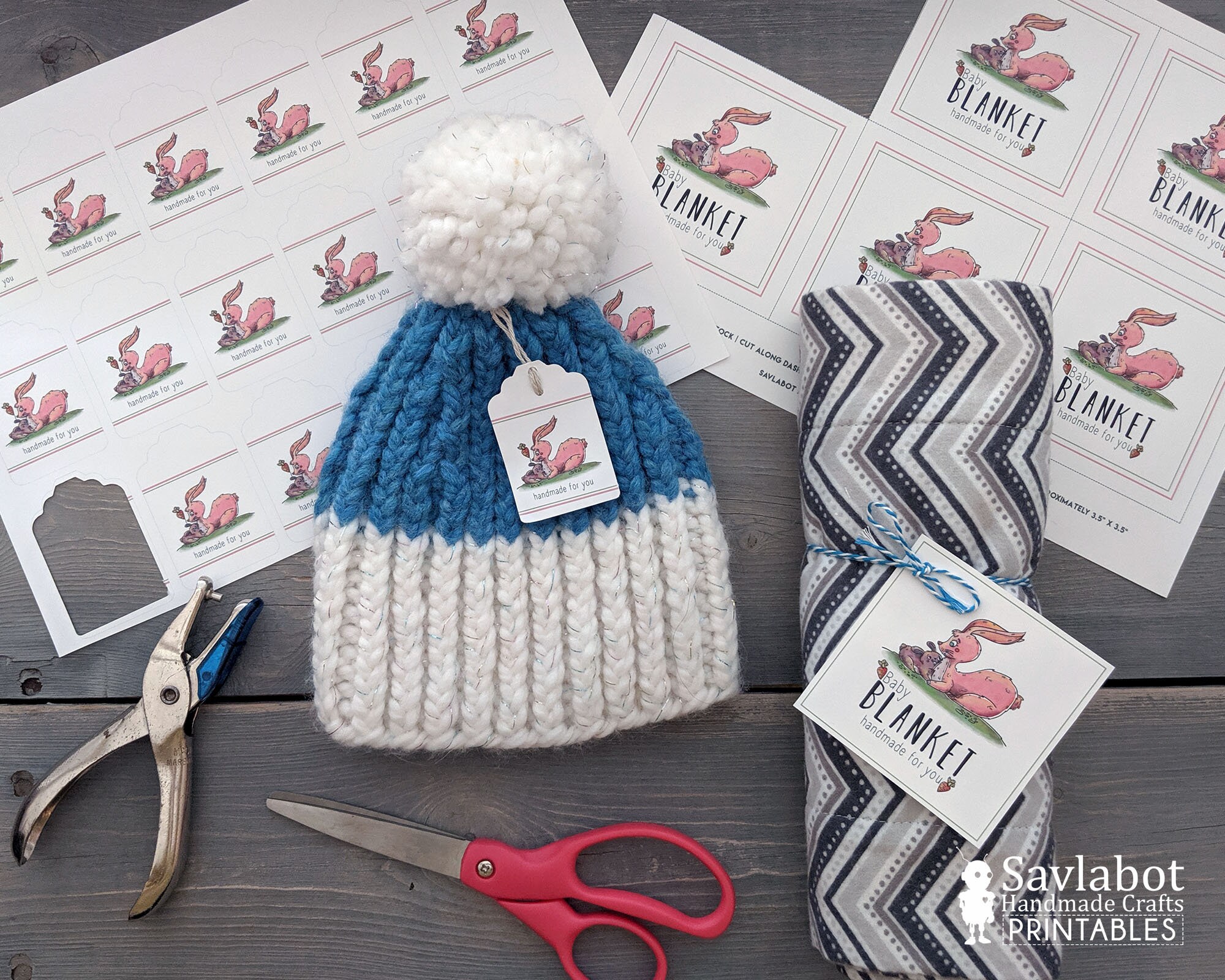 Baby Blanket Tag and Label Set Quilt Label Animal Tags for Etsy Australia