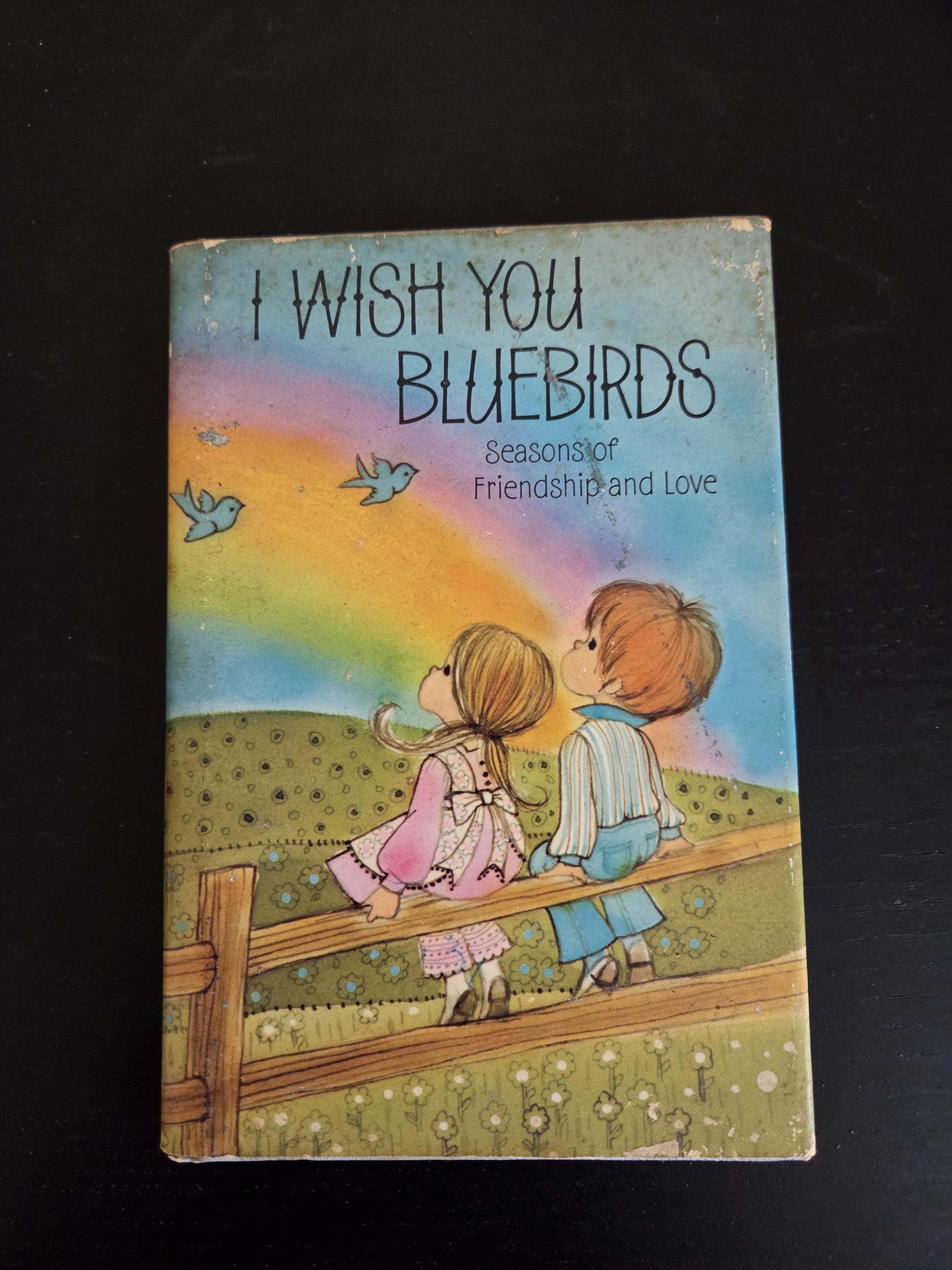 I WISH YOU BLUEBIRDS 1970年 ホールマーク洋書絵本 1970 I Wish You Bluebirds Gift Book - Etsy