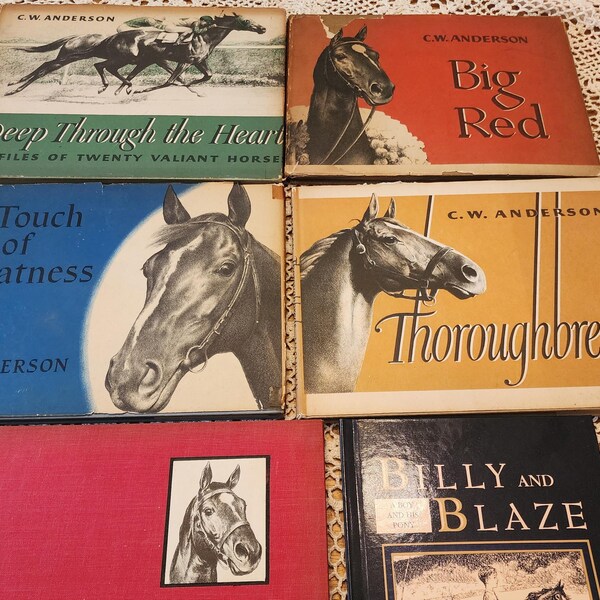 C.W. Anderson horse books first editions