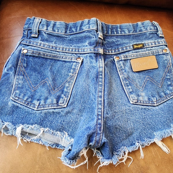 Vintage Wrangler cut-off shorts boys 16 reg