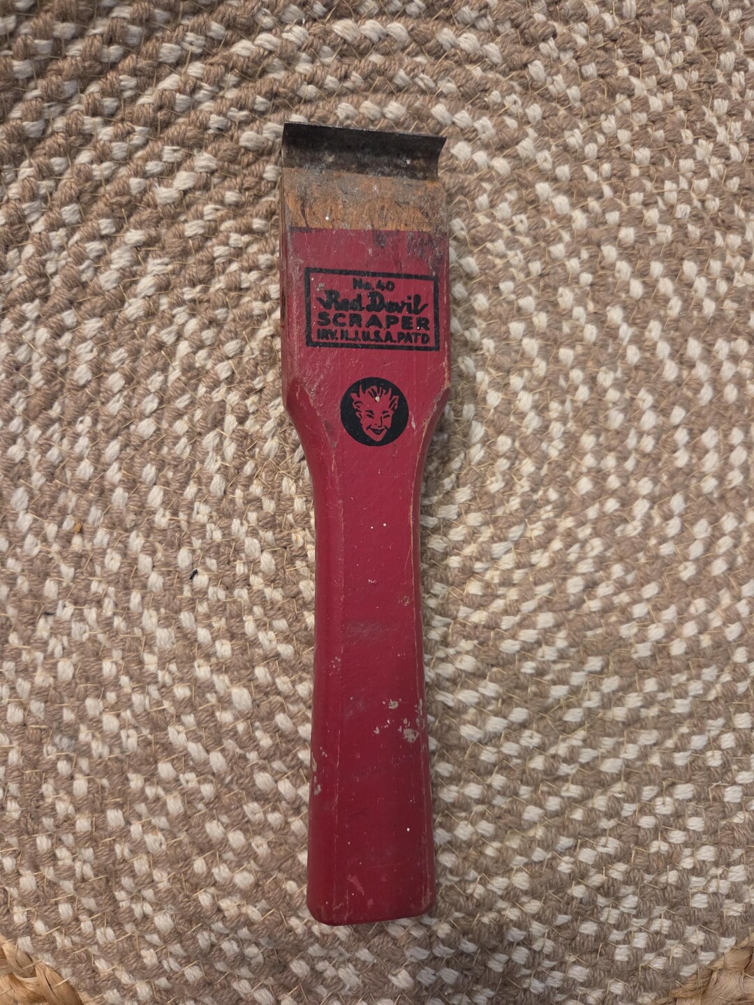 Red Handled Scraper 1950s Red Devil Hand Scraper Tool - Etsy