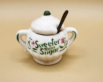 Sweeter than Sugar promotional saccharin bowl