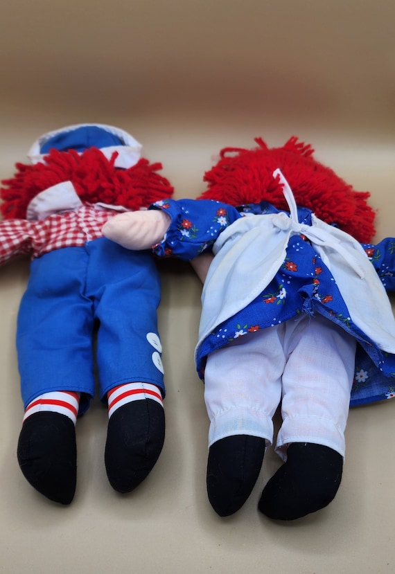 Aurora's Soft Bundle of 2 Dolls - 12'' Raggedy Ann & Raggedy