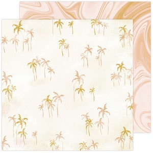 Heidi Swapp / Old School / Papel Isla Vista de 12 x 12