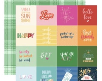 Webster&#39;s Pages | Love is in the Air | Smile 12 x 12 Paper