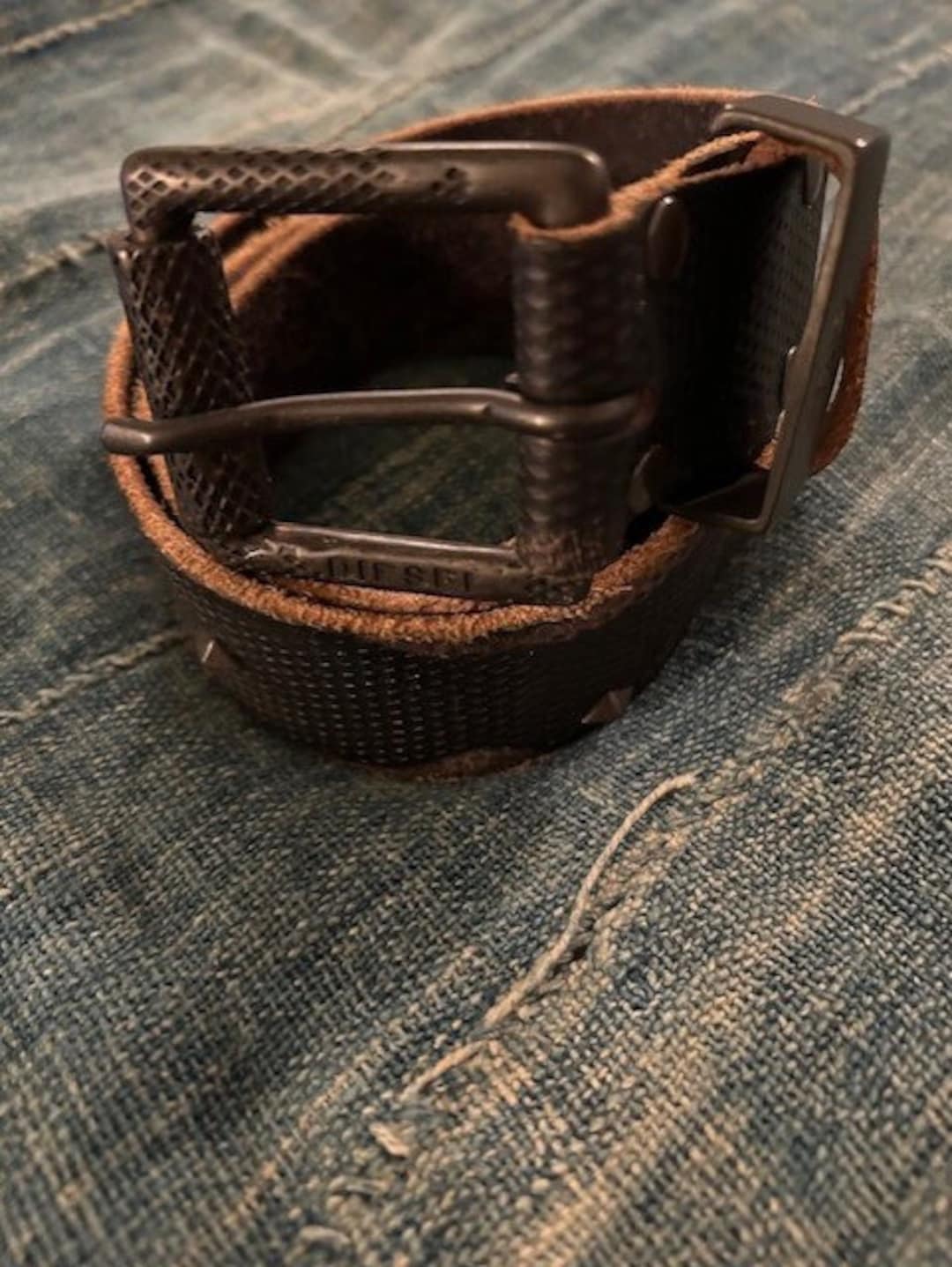 diesel vintage belt