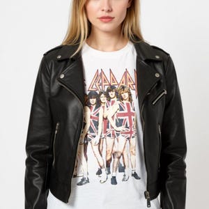 Def Leppard Group White T-shirt