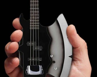 ミニチュア ベースギター ジーン・シモンズ KISS AXE カスタム - Etsy 日本