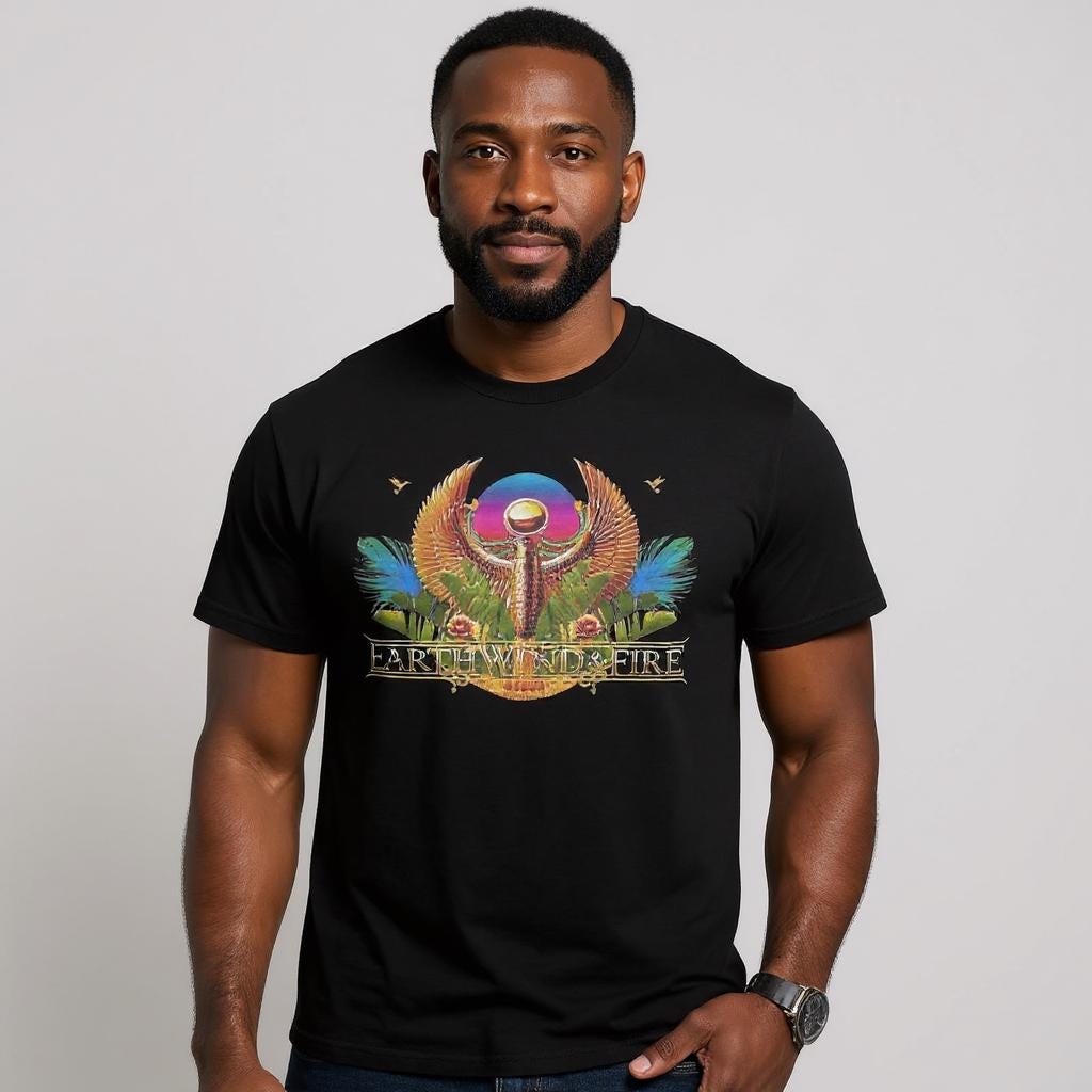90's古着　Tシャツ　earth wind & fire Earth wind fire vintage t shirt - Etsy 日本