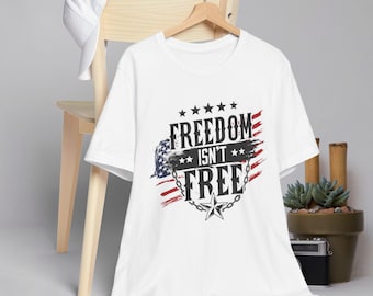 American Pride T-Shirt | Patriotic Veteran Tee | Memorial Day & July 4th Gift | USA Flag Shirt