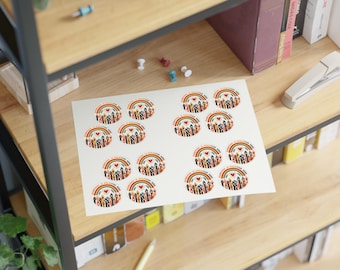 LGBTQ+ Pride Sticker Sheets: Rainbow Vinyl Stickers for Journals