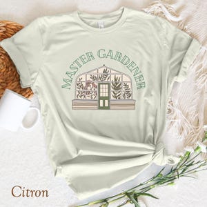 Master Gardener Unisex Tee, Gardening Gift Shirt, Plant Lover T-Shirt, Greenhouse Botanical Top, Nature Enthusiast Clothing, Plant Mom Dad