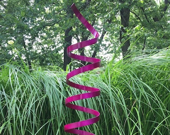 Candy Purple Aluminum Metal Sculpture Garden Sculpture Abstract Art by Andre' FREE SHIPPING