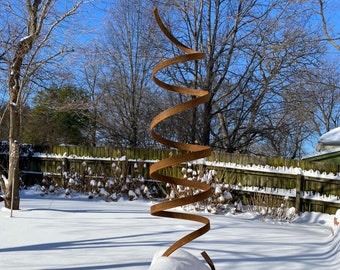 Corten Steel Modern Abstract Metal Sculpture Garden Sculpture In/Outdoor by Andre' *Free Shipping*