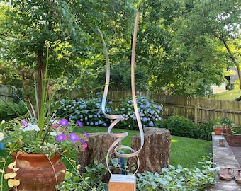 Modern Abstract Aluminum Metal Sculpture Garden Sculpture In/Outdoor by Andre' *Free Shipping*