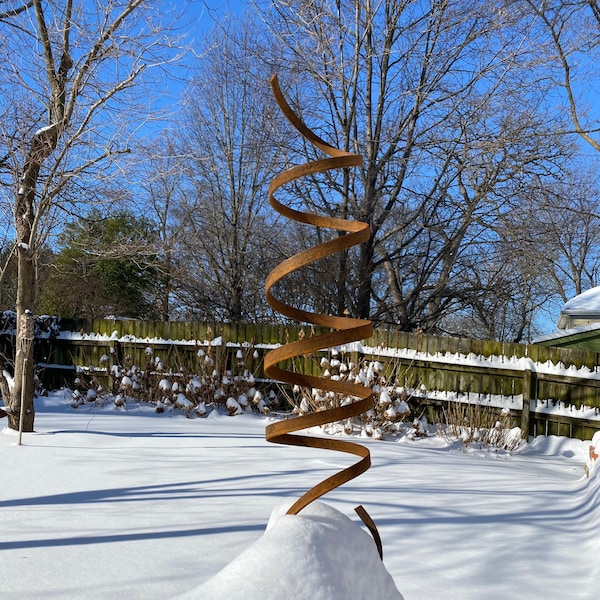 Corten Steel Modern Abstract Metal Sculpture Garden Sculpture In/Outdoor by Andre' *Free Shipping*