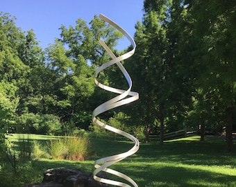 Modern Abstract Aluminum Metal Sculpture Garden Sculpture In/Outdoor by Andre' FREE SHIPPING