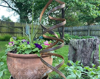 Patina Steel Metal  Sculpture Garden Sculpture In/Outdoor by Andre'