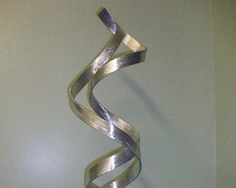 Aluminum Sculpture 'Lovers Entwined'  Modern Abstract Aluminum  Metal Sculpture Garden Sculpture In/Outdoor by Andre' **Free Shipping**