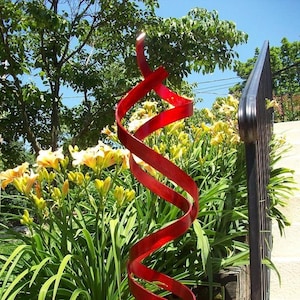 Modern Abstract Aluminum  Metal Sculpture Garden Sculpture In/Outdoor by Andre&#39; **Free Shipping**