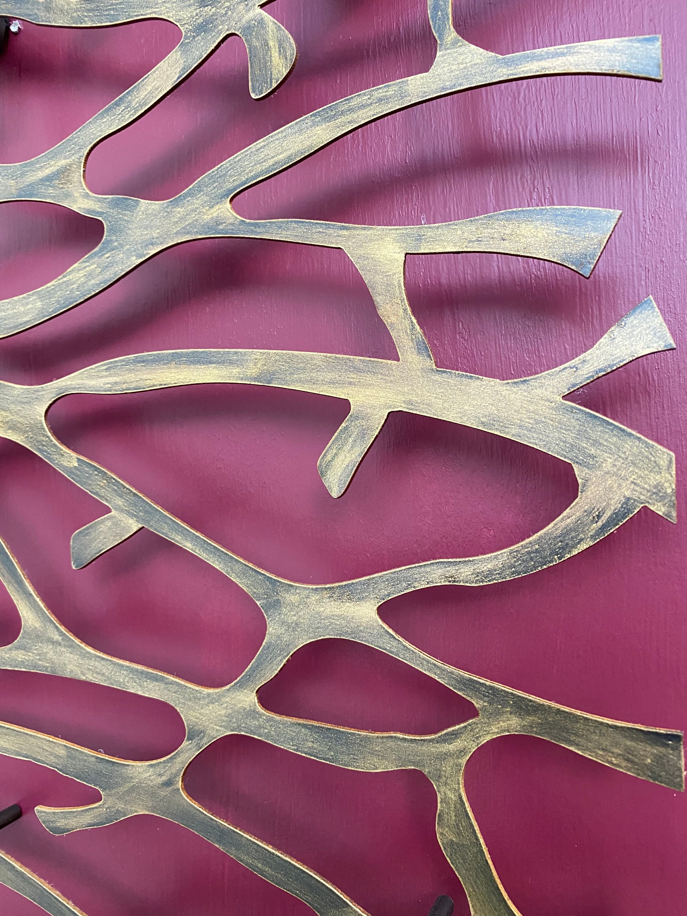 Set of 2 Metal Wall Art Sculpture Abstract Wall Sculpture Etsy
