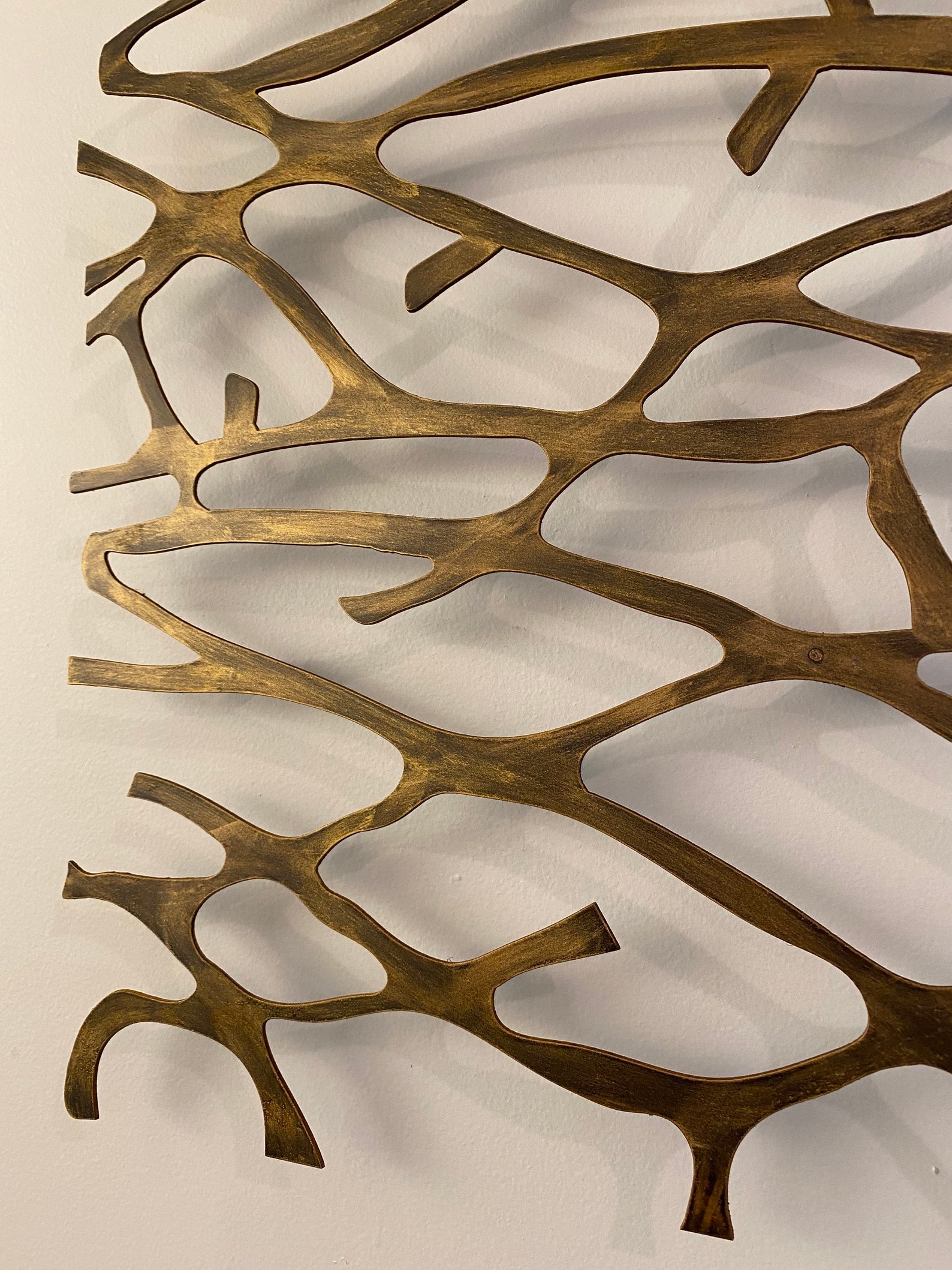 Set of 2 Metal Wall Art Sculpture Abstract Wall Sculpture Etsy