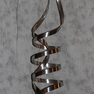 Modern Abstract Stainless Steel Metal Sculpture Garden Sculpture In/Outdoor by Andre' FREE SHIPPING image 1