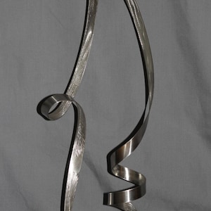Modern Abstract Stainless Steel Metal Sculpture Garden Sculpture In/Outdoor by Andre'
