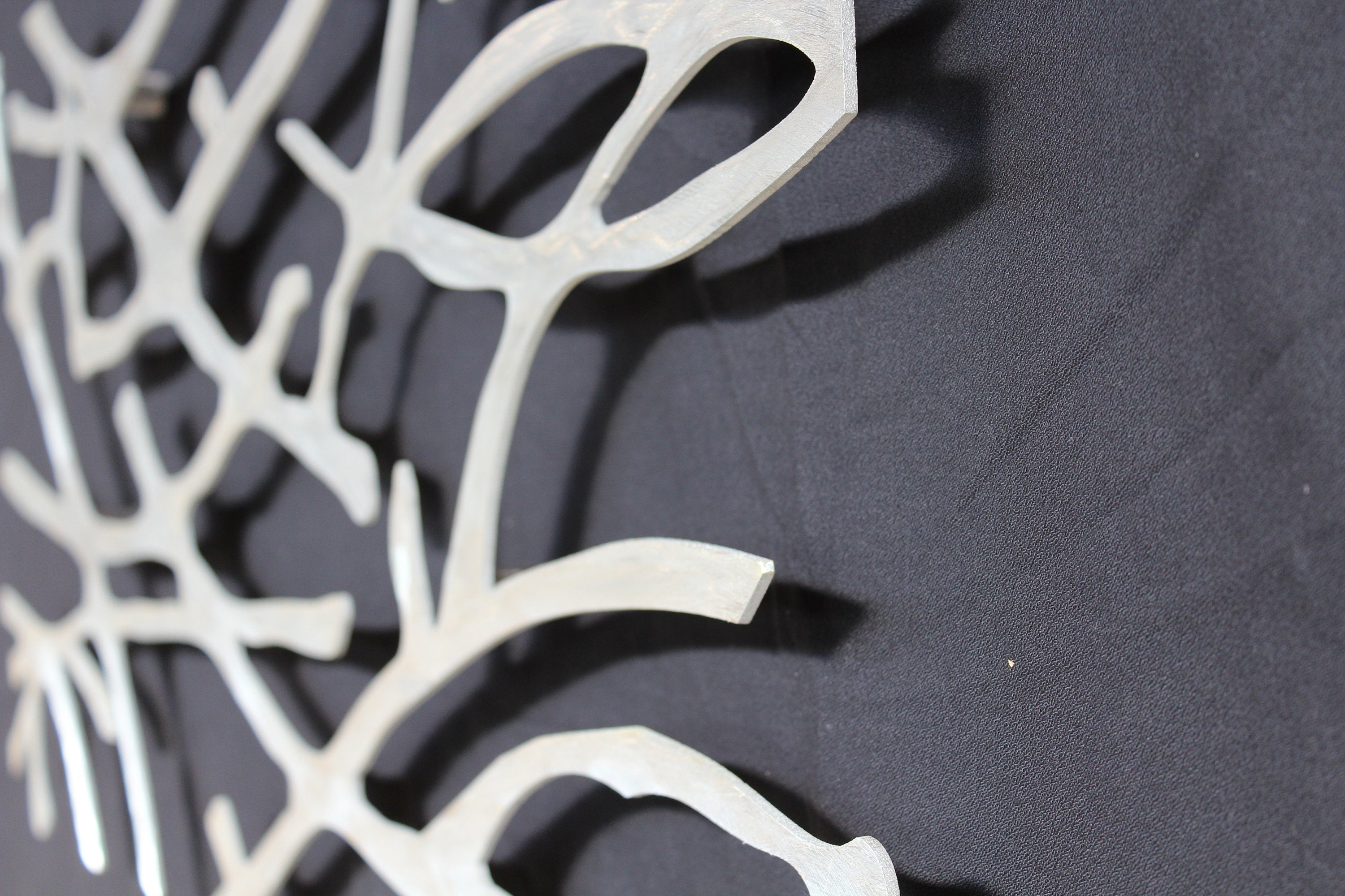 Metal Wall Art Sculpture Abstract Wall Sculpture Metallic Home Etsy