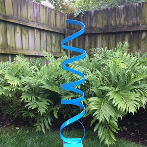 Modern Abstract Aluminum Metal Sculpture Garden Sculpture In/Outdoor by Andre&#39; FREE SHIPPING