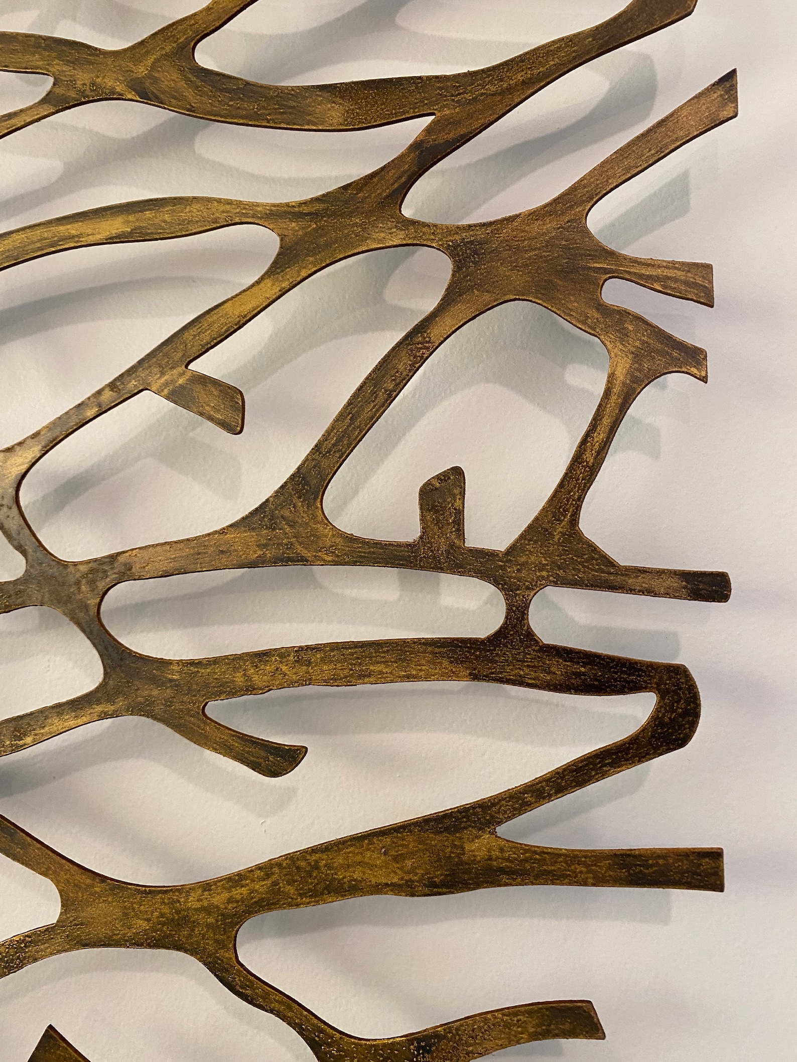 Set of 2 Metal Wall Art Sculpture Abstract Wall Sculpture Etsy