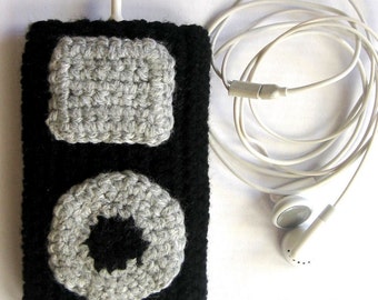 Crochet Pattern Retro iPod Classic iPhone Cover - Permission to sell finished items