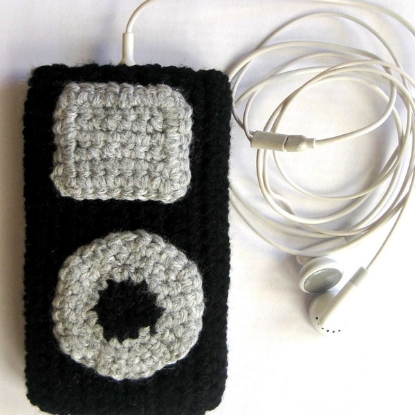 Crochet Pattern Retro iPod Classic iPhone Cover - Permission to sell finished items